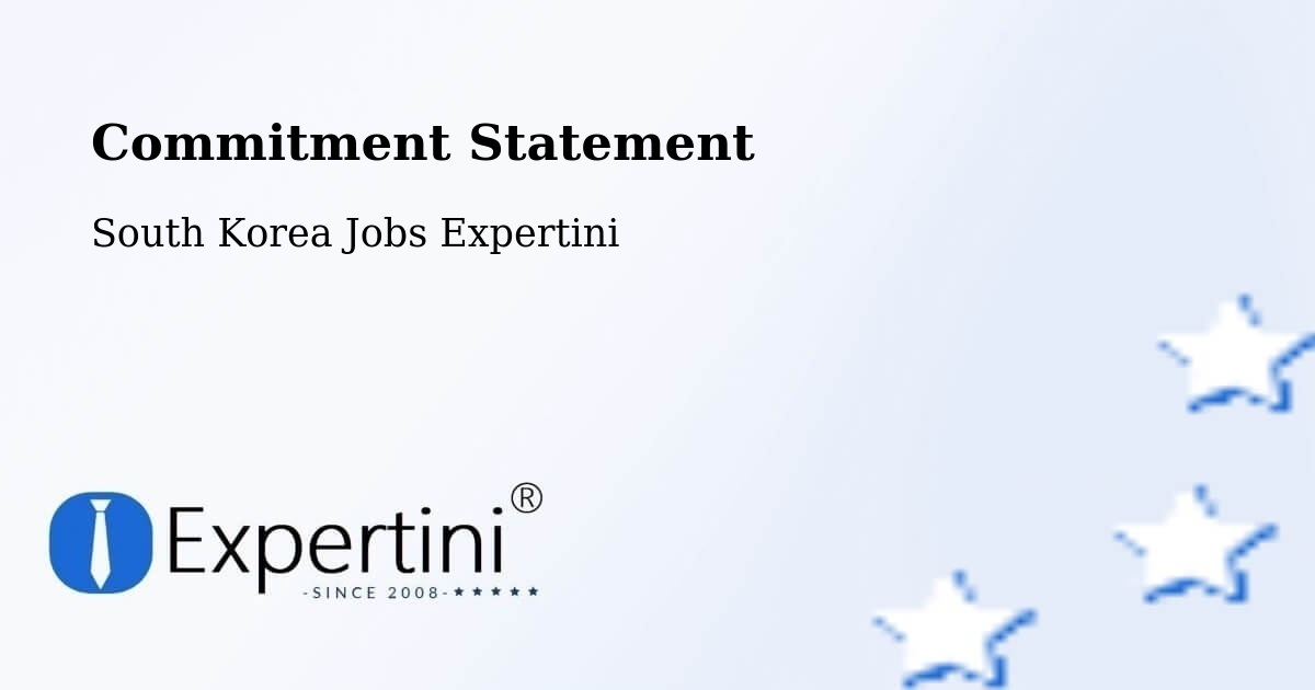 Corporate Commitment – Hwaseong Si - South Korea Jobs Expertini